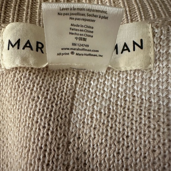 Mara Hoffman Star Long Cardigan San Color in Small - Picture 7 of 7